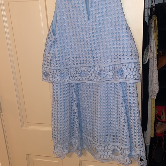 Blue Eyelet Sundress - Picture 2 of 2
